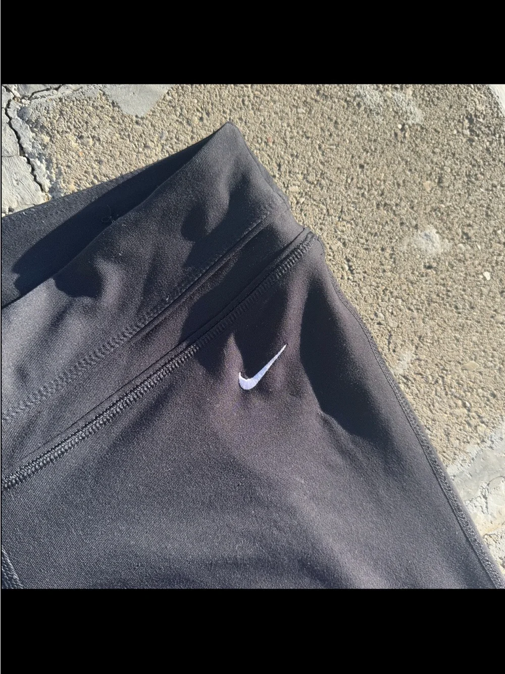 Y2K Nike Black Flare Leggings